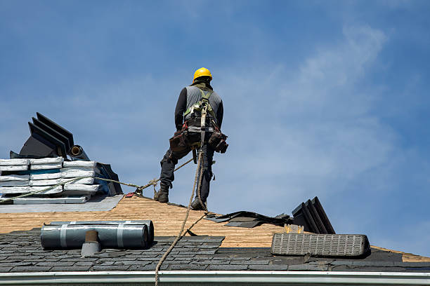 Professional Roof Installation technician working in West Point, VA